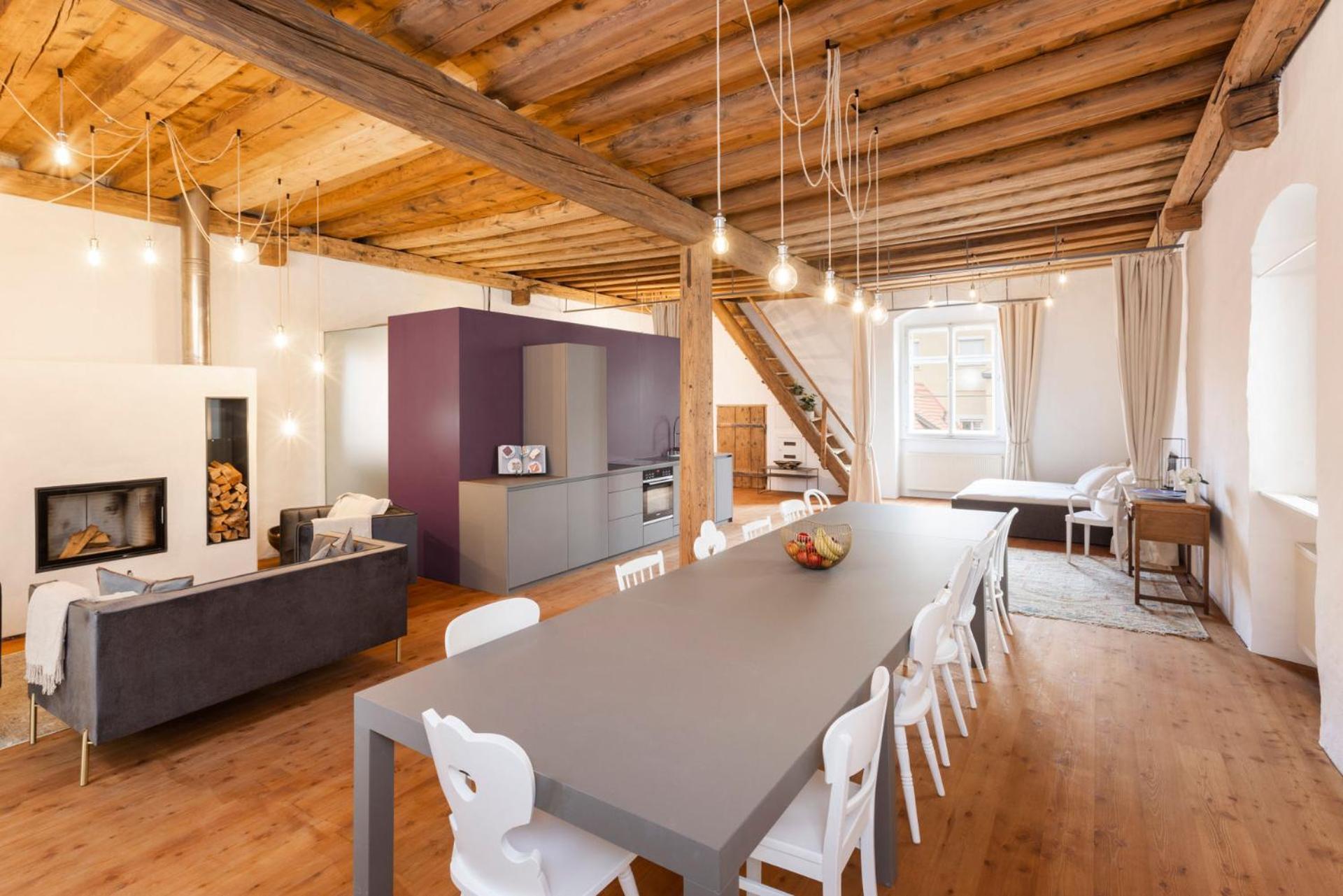 Apartmán Siebensternehaus Steyr Exteriér fotografie